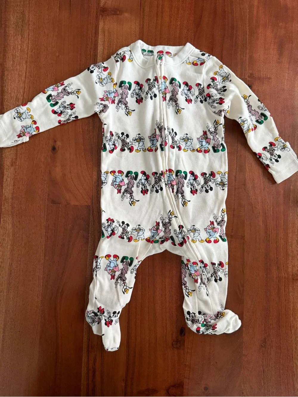 Like new never worn! Footie with Disney Character Print Old Navy 3-6 months